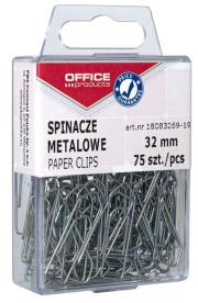 Spinacze metalowe 32 mm 75 sztuk 10 opakowań. Wydawca: Office Products. Dadada.pl Opakowanie Spinacze metalowe 32 mm 75 sztuk 10 opakowań