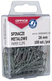 Spinacze metalowe Office Products 26mm 10x100 sztuk. Wydawca: Office Products. Dadada.pl Opakowanie Spinacze metalowe Office Products 26mm 10x100 sztuk