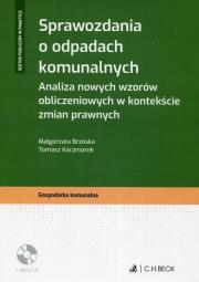 Okładka książki Sprawozdania o odpadach komunalnych