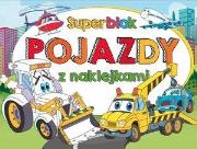 Okładka książki Superblok z naklejkami. Pojazdy
