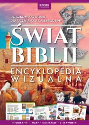 Świat Biblii Encyklopedia wizualna. Autor: Opracowanie zbiorowe. Dadada.pl Okładka książki Świat Biblii Encyklopedia wizualna