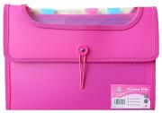 Opakowanie Teczka Visfile A4 z 6 przekładkami różowa