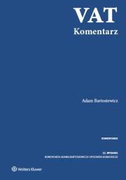 VAT Komentarz. Autor: Bartosiewicz Adam. Dadada.pl Okładka książki VAT Komentarz