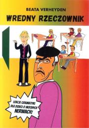 Wredny rzeczownik. Autor: Beata Verheyden. Dadada.pl Okładka książki Wredny rzeczownik