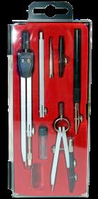 Okładka książki Zestaw geometryczny cyrkle 2605