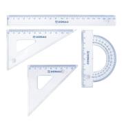 Opakowanie Zestaw geometryczny mały transparentny 20 sztuk