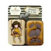 Opakowanie Zestaw gumek w puszce - Ruby (Yellow)