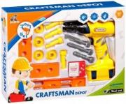 Opakowanie Zestaw wiertarka z akcesoriami