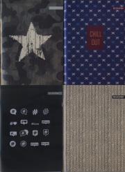 Opakowanie Zeszyt A5 w kratkę 60 kartek chłopak 5 sztuk mix wzorów