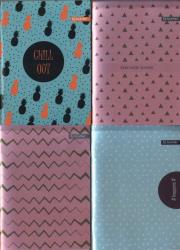 Opakowanie Zeszyt A5 w kratkę 60 kartek dziewczyna 5 sztuk mix wzorów