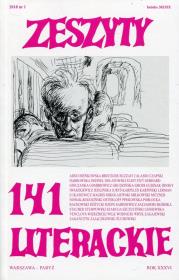 Opakowanie Zeszyty literackie 141/1/2018
