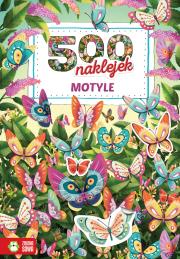 500 naklejek. Motyle. Autor: Beata Woźniak. Dadada.pl Okładka książki 500 naklejek. Motyle