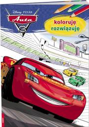 Auta 3 Koloruję, rozwiązuję. Autor: Opracowanie zbiorowe. Dadada.pl Okładka książki Auta 3 Koloruję, rozwiązuję