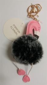 Opakowanie Brelok - Pompon Flaming (szary)