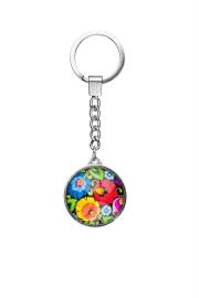 Opakowanie Brelok szklany - okrągły - łowicki czarny FOLKSTAR