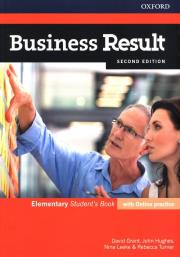 Okładka książki Business Result 2E Elementary SB + online practice