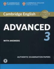 Opakowanie Cambridge English Advanced 3 with answers with Audio