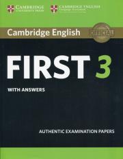 Opakowanie Cambridge English First 3 with answers