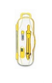 Opakowanie Cyrkiel szkolny Penmate żółty PC-101 z grafitem 2mm.(TT7632)