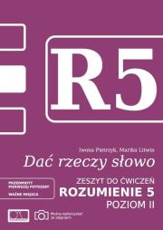 Dać rzeczy słowo. Rozumienie 5 - poziom 2.. Autor: Marika Litwin, Iwona Pietrzyk. Dadada.pl Okładka książki Dać rzeczy słowo. Rozumienie 5 - poziom 2.