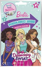 Dziewczęcy świat. Barbie. Pokoloruj mnie. Autor: Opracowanie zbiorowe. Dadada.pl Okładka książki Dziewczęcy świat. Barbie. Pokoloruj mnie