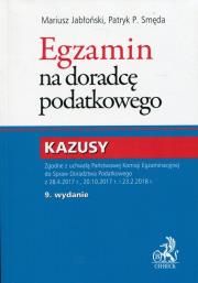 Okładka książki Egzamin na doradcę podatkowego Kazusy