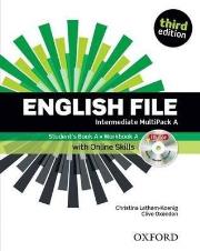 Okładka książki English File 3E Interm. Multipack A+online skills