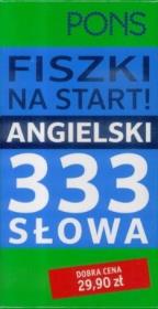 Okładka książki Fiszki na start! 333 słowa. Angielski PONS