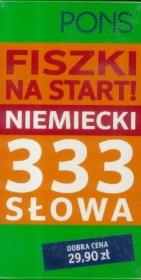 Okładka książki Fiszki na start! 333 słowa. Niemiecki PONS