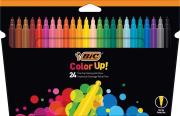 Flamastry Color UP 24 kolory BIC. Wydawca: Bic. Dadada.pl Opakowanie Flamastry Color UP 24 kolory BIC