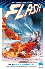 Flash T.3 Łotrzy reaktywacja. Autor: Joshua Williamson, Carmine DiGiandomenico. Dadada.pl Okładka książki Flash T.3 Łotrzy reaktywacja