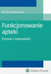 Okładka książki Funkcjonowanie apteki