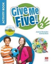 Give Me Five! 2 Activity Book MACMILLAN. Autor: Joanne Ramsden, Donna Shaw. Dadada.pl Okładka książki Give Me Five! 2 Activity Book MACMILLAN