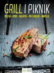 Grill i piknik Mięsa Ryby Sałatki Przekąski Napoje. Autor: Opracowanie zbiorowe. Dadada.pl Okładka książki Grill i piknik Mięsa Ryby Sałatki Przekąski Napoje