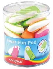 Opakowanie Gumka uniwersalna Keyroad 24 sztuki mix kolorów