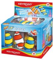 Opakowanie Gumka uniwersalna KEYROAD Caribic Wonder Display 36 sztuk mix