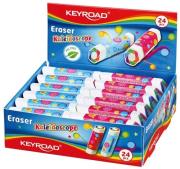 Opakowanie Gumka uniwersalna KEYROAD Kaleidoscope Display 24 sztuki mix