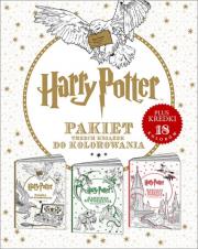 Okładka książki Harry Potter. Pakiet trzech książek do kolorowania