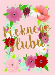 Opakowanie Karnet B6 Ślub - Pięknego ślubu 3