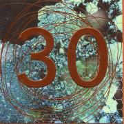 Opakowanie Karnet kwadrat z kopertą Urodziny 30