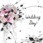 Opakowanie Karnet Swarovski kwadrat CL2508 Ślub kwiaty