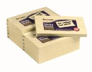 Opakowanie Karteczki samoprzylepne 127x76 żółte 100s paczka 12 sztuk