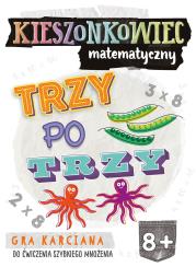 Okładka książki Kieszonkowiec matematyczny. Trzy po trzy (8+)