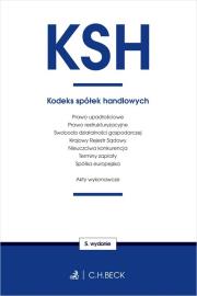 Okładka książki Kodeks spółek handlowych oraz ustawy towarzyszące