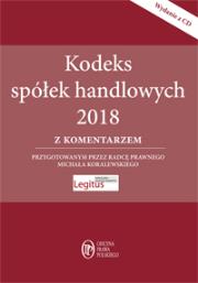 Okładka książki Kodeks spółek handlowych z komentarzem Wydanie z CD