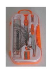 Opakowanie Komplet cyrkli Penmate z przyborami kreślarskimi PC-103 zielony (TT7640)