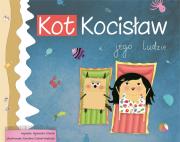 Kot Kocisław i jego ludzie. Autor: Agnieszka Starok, ilustrator Karolina Cichoń-Wydrych. Dadada.pl Okładka książki Kot Kocisław i jego ludzie
