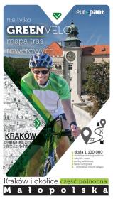 KRAKÓW i okolice- cz. północna - trasy rowerowe. Autor: Euro pilot. Dadada.pl Okładka książki KRAKÓW i okolice- cz. północna - trasy rowerowe