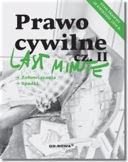 Last Minute Prawo Cywilne część II- 2018. Autor: Anna Gólska. Dadada.pl Okładka książki Last Minute Prawo Cywilne część II- 2018