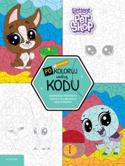 Littlest Pet Shop. Pokoloruj według kodu. Autor: Opracowanie zbiorowe. Dadada.pl Okładka książki Littlest Pet Shop. Pokoloruj według kodu
